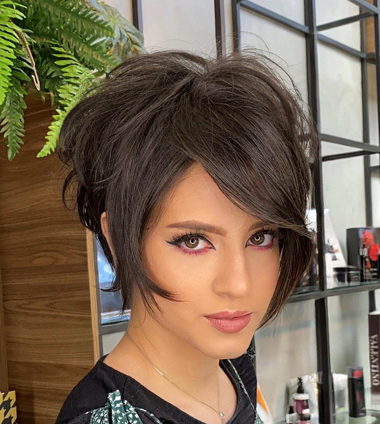 Voluminous Wolf Haircut for Short Hair