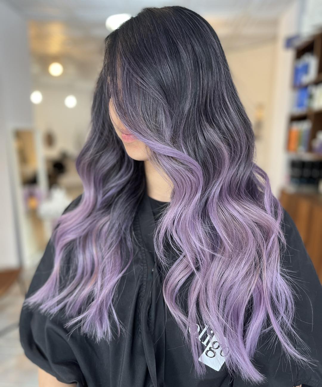 Dreamy Pastel Dyed Balayage