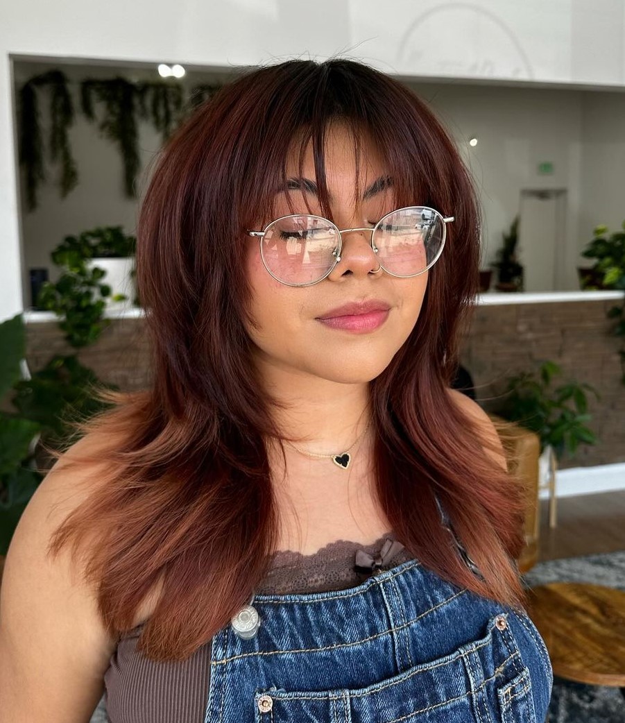 Thick Copper Wolf Cut