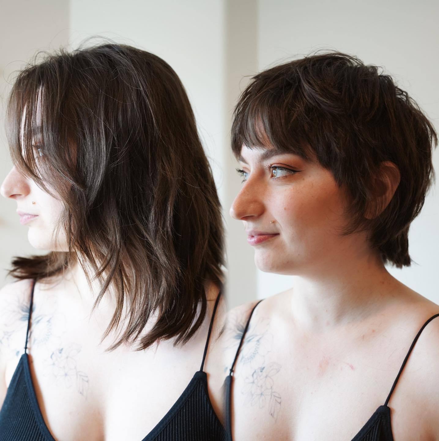 Longer Pixie Haircut Transformation