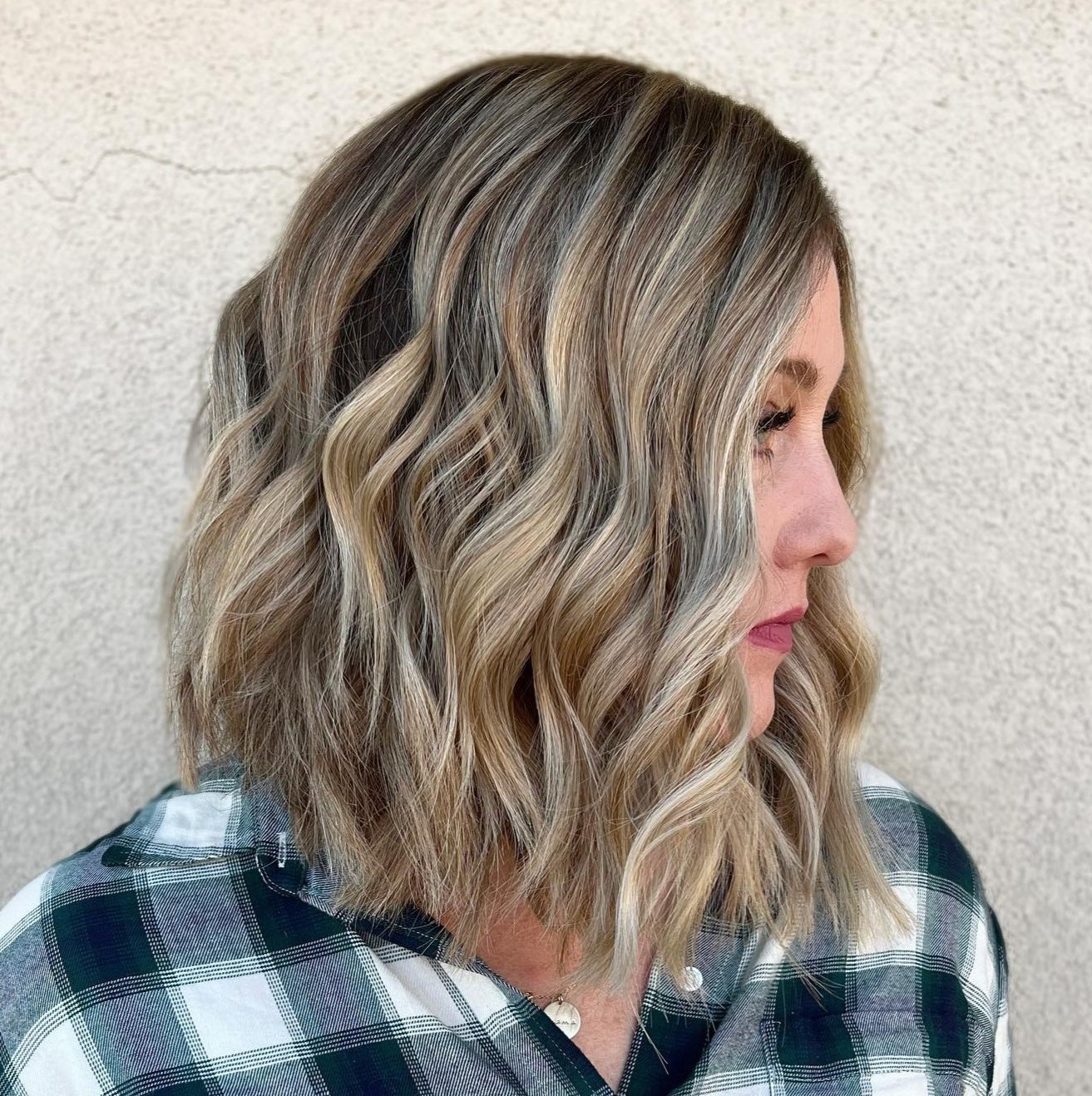 Curled A-Line Lob Over 50