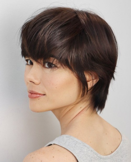 Feathered Mullet for Straight Hair