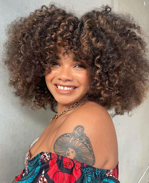 Balayage In Honey Brown Tones