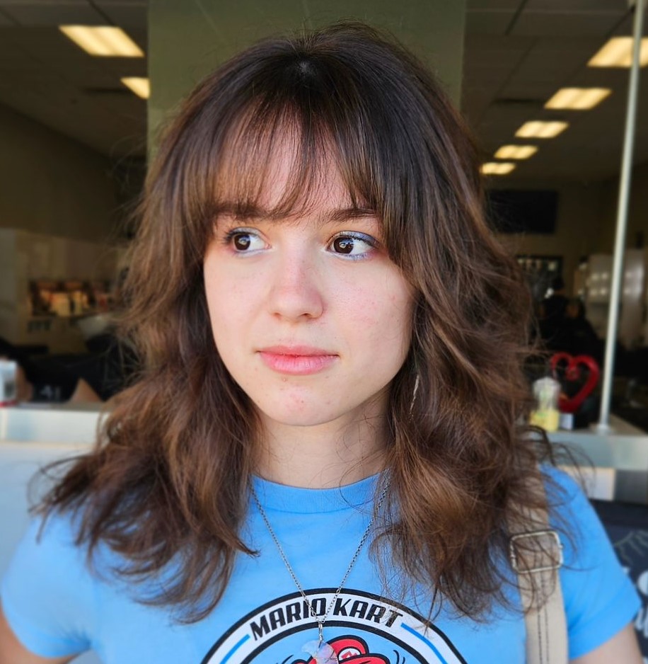 Wolf Cut Medium Thick Hair