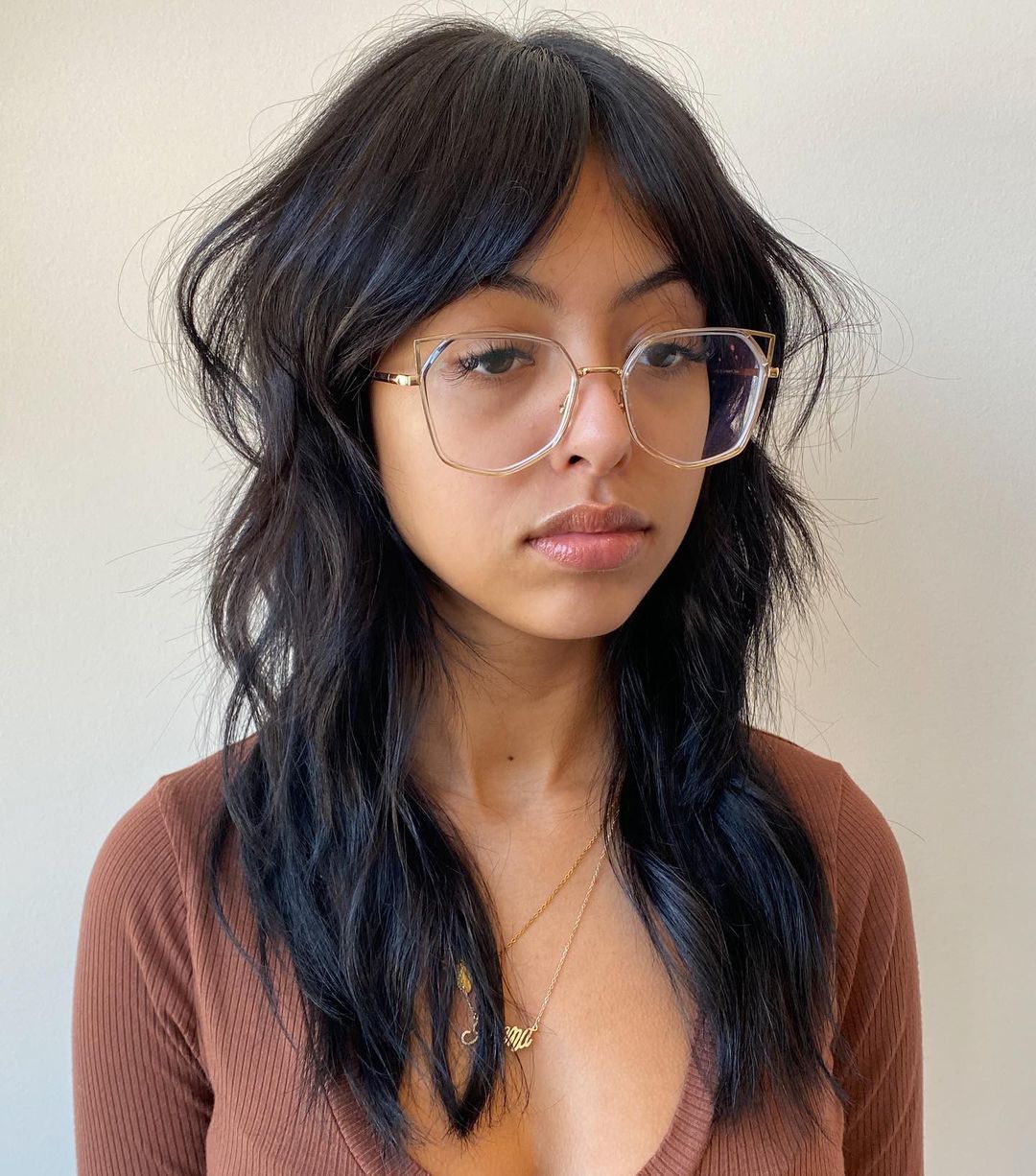 Wavy Wolf Haircut on Straight Asian Hair