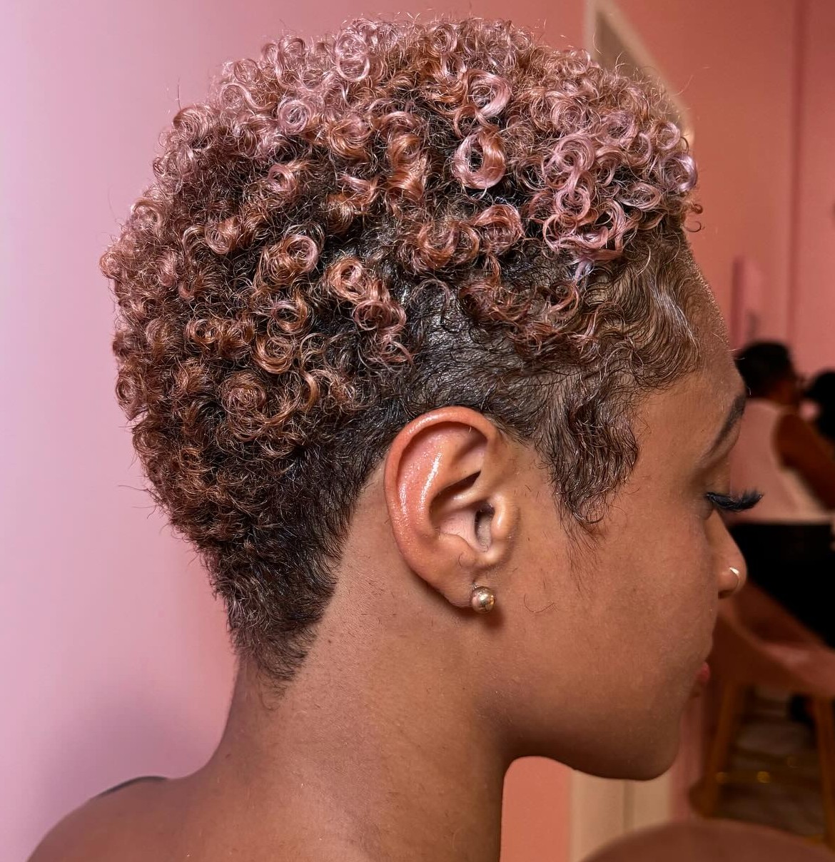 Short Thick Afro Hairstyle