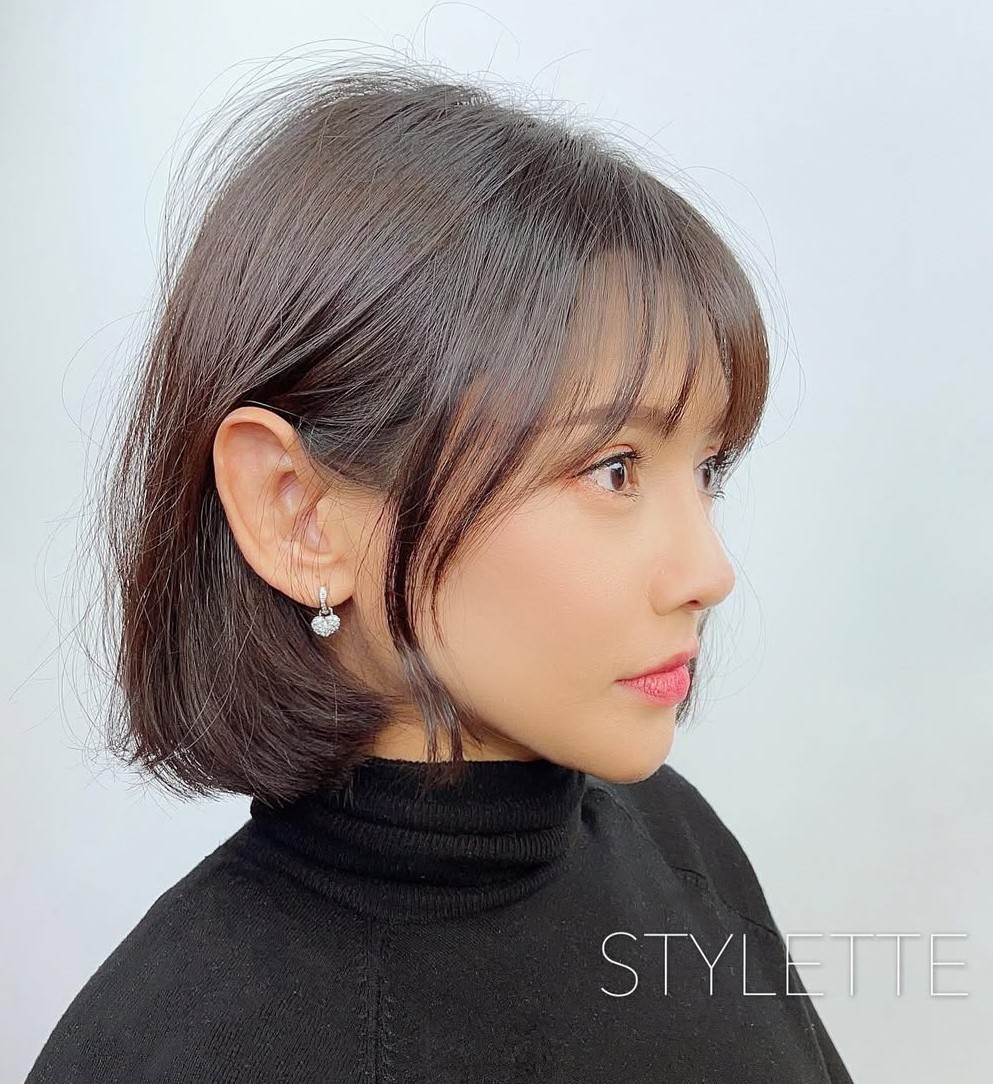 Short Bob with Wispy Bangs