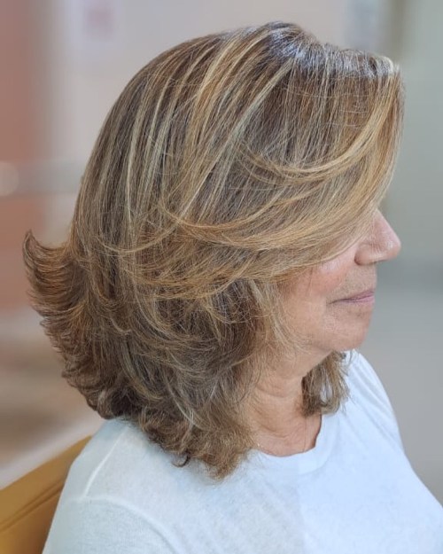 Midi Cut with Flipped Up Layered Bottom