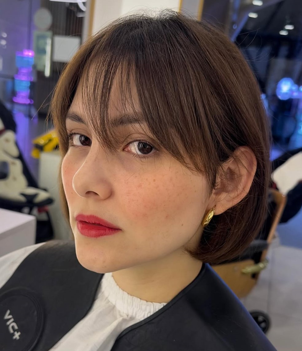 Short Bob with Wispy Bangs