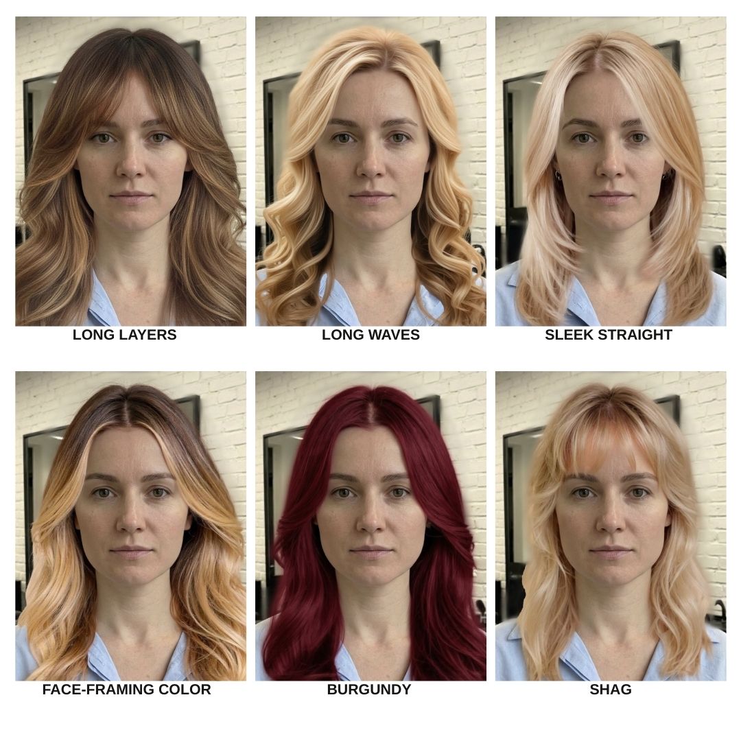 Where to Try Trendy Long Hairstyles Online