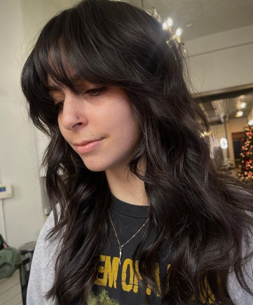 Medium Layered Wolf Haircut