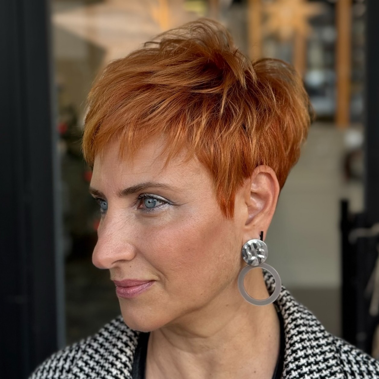 Fine Hair Pixie for Women Over 40