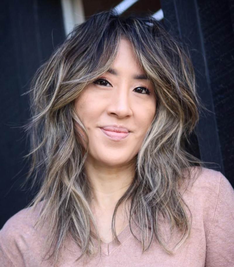 Low-Maintenance Shag Haircut