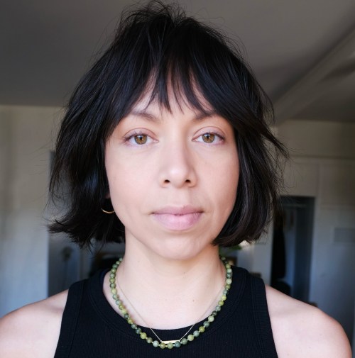 Trendy Teased Bob with Bangs