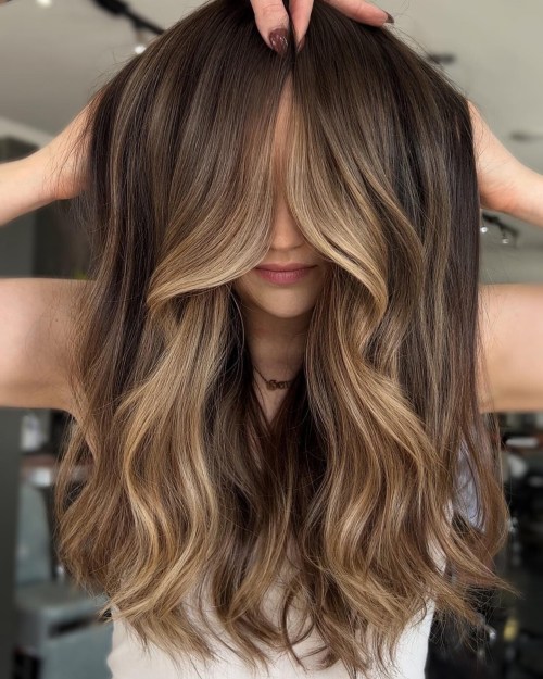 Face Framing Blonde for Bronze Brown Hair