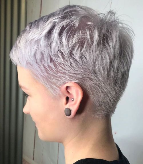 Neat Short Pixie Cut For Fine Hair