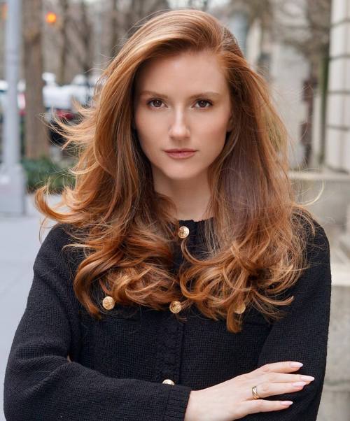 Below the Shoulders Comb Over Layered Hair