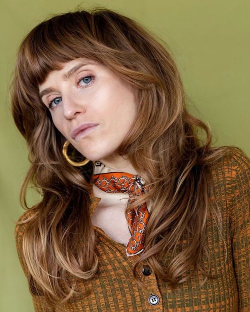 Delightful Light Brown Wolf Cur with Bangs