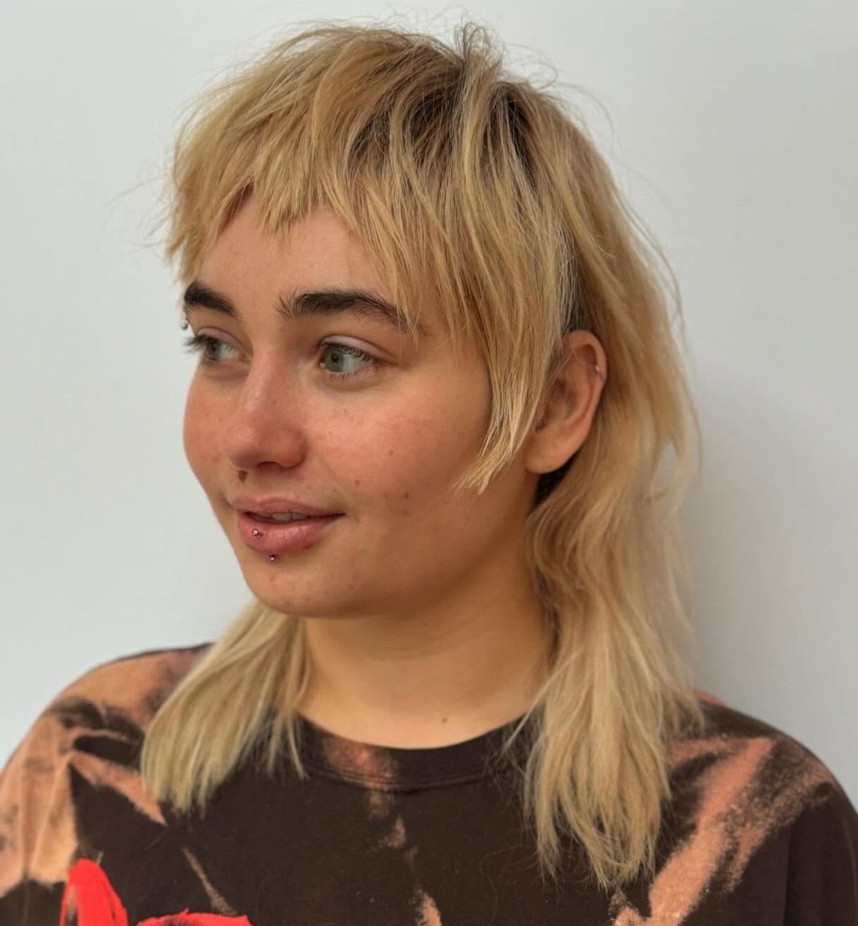 Jagged Wolf Cut Mullet