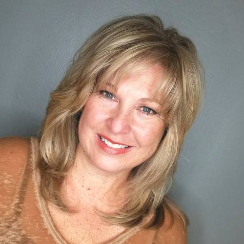 Rachel Cut with Bangs