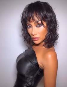 Nicole Scherzinger's Shoulder-Length Waves and Bangs Make a Splash!